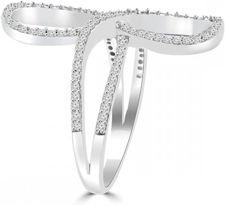 0.90 ct Ladies Brilliant Cut Diamond Anniversary Ring in Platinum