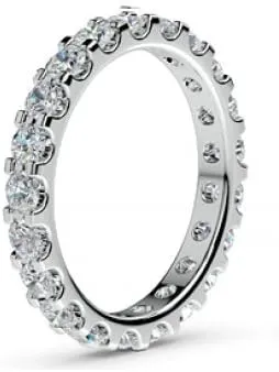 2.00 ct Ladies Round Cut Diamond Comfort Fit Wedding Band in Platinum