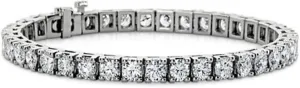 5.00 ct Ladies Round Cut Diamond Tennis Bracelet in 950 karat Platinum (H Color VS2 Clarity)