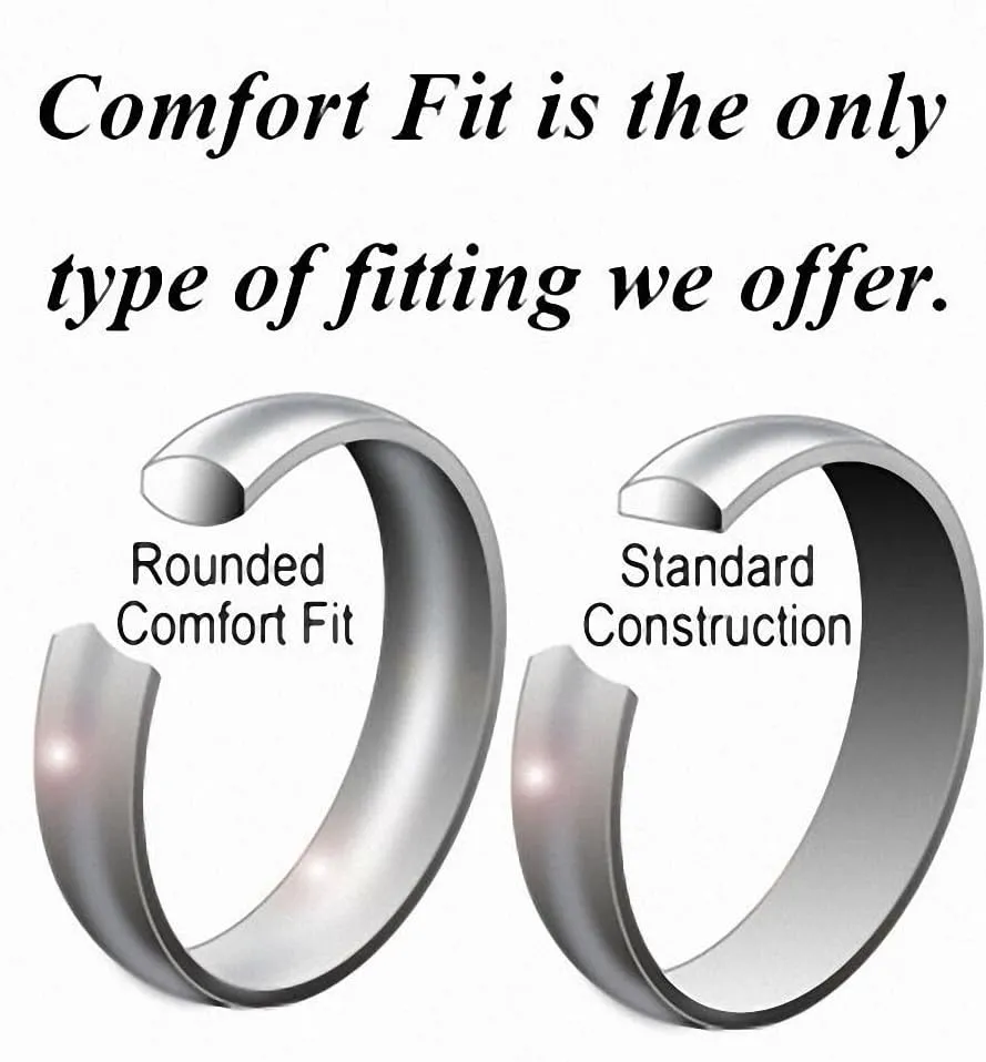 8mm Unique Black Tungsten Rose Gold Celtic Dragon Wedding Band with Blue Carbon Fiber Engagement Couples Ring Comfort Fit
