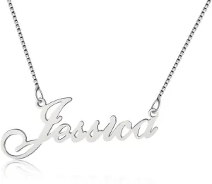 925 Sterling Sliver Custom Name Necklace Personalized Initial Necklaces Pendant Jewelry Gift for Her