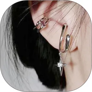 Arrow Ear Cuff Earrings for Women Trendy Non Piercing Cartilage Cuff Wrap Clip on Earrings Trendy Star Cuff Earrings Jewelry Gift for Teen Girls