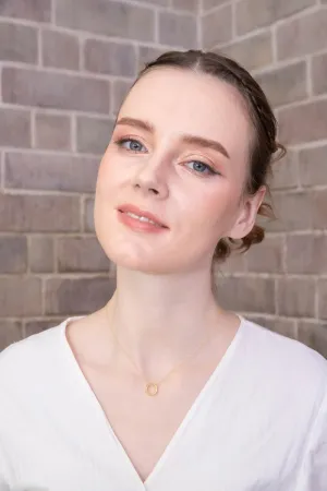 B. BRILLIANT Horseshoe Necklace for Women Men, Layered Necklace, Short Minimalist Dainty Choker Charm Chain Necklace Sterling Silver, Gold or Rose Gold