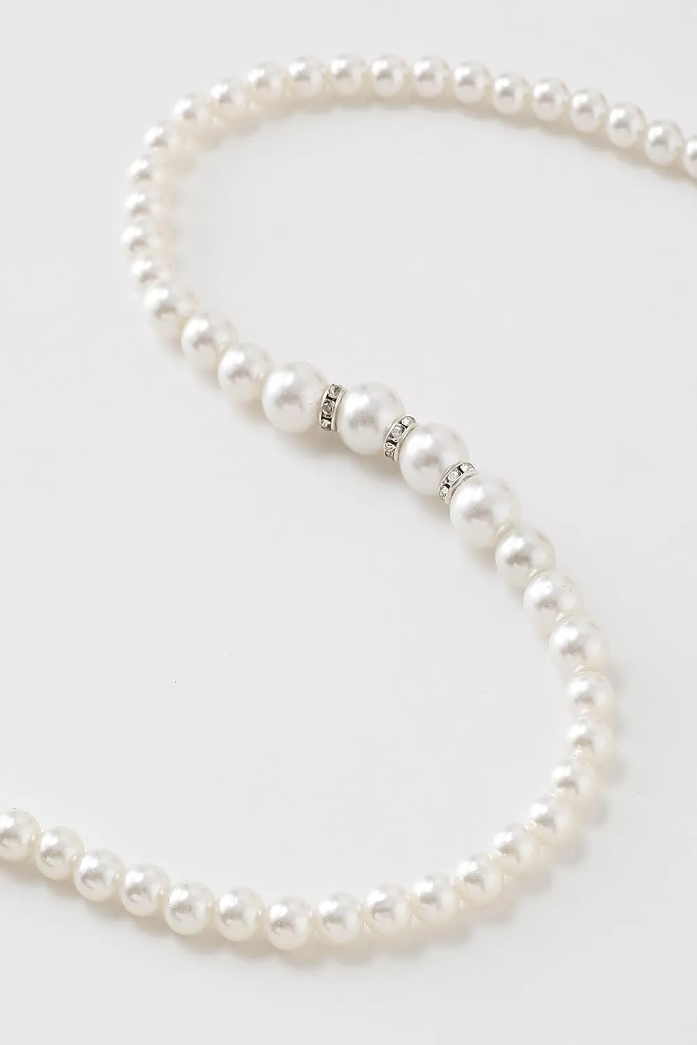 BABEYOND Pearl Necklace Earring Set - Faux Pearl Necklace for Women Costume Jewelry Bracelet Set for Brides