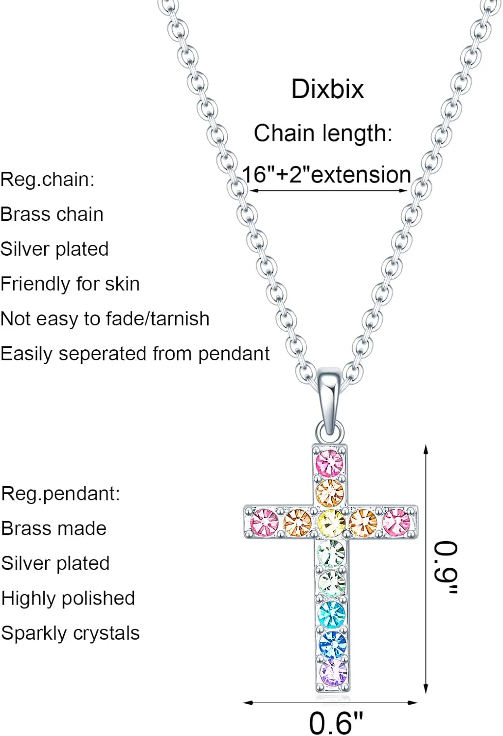 Baptism Cross Necklace for Women,First Communion Gold Cross Necklaces Jewelry Gifts for Women