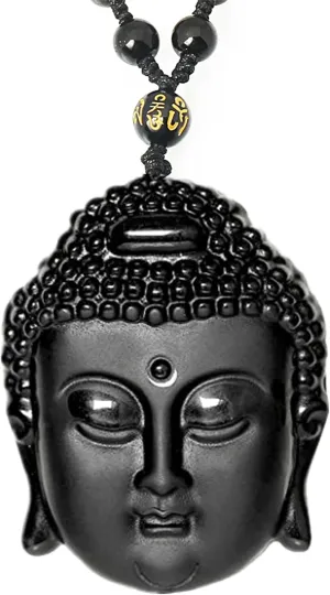Black Obsidian Necklace Lucky Amulet Protection Pendant with Extended Bead Chain Healing Crystal Stone Talisman Necklaces Jewelry