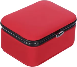 Box Jewelry Case Girl Jewelry Travel Jewelry Bag Jewelry Organizer Tray Jewelry Containers Ring Organizer Jewelry Travel Bracelets Bangles Bracelets Jewelry Red