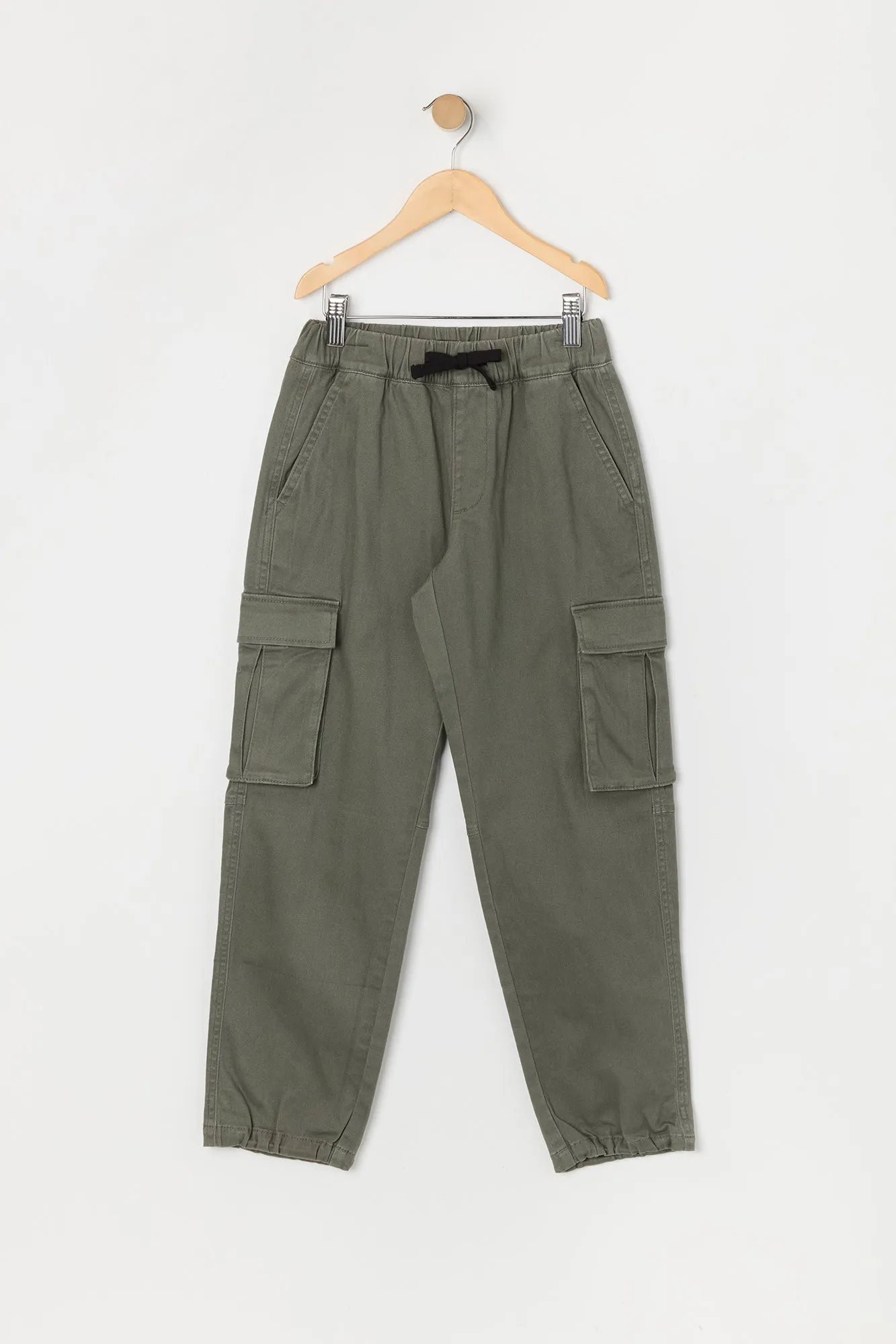 Boys Twill Cargo Jogger