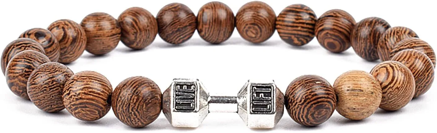 Bracelet Wooden Beads Balance Black Lava Rock Bangles Jewelry 8mm Natural Wood Women Prayer Jewelry Yoga Bracelets,24,21cm-8.3inch