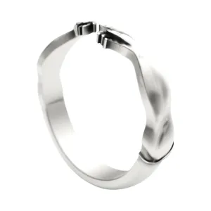 Creation of Adam Ring in 925 Sterling Silver - Artistic Michelangelo Inspired Design, Perfect for Art Lovers and Collectors