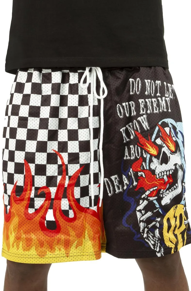 Enemy Mine Mesh Shorts