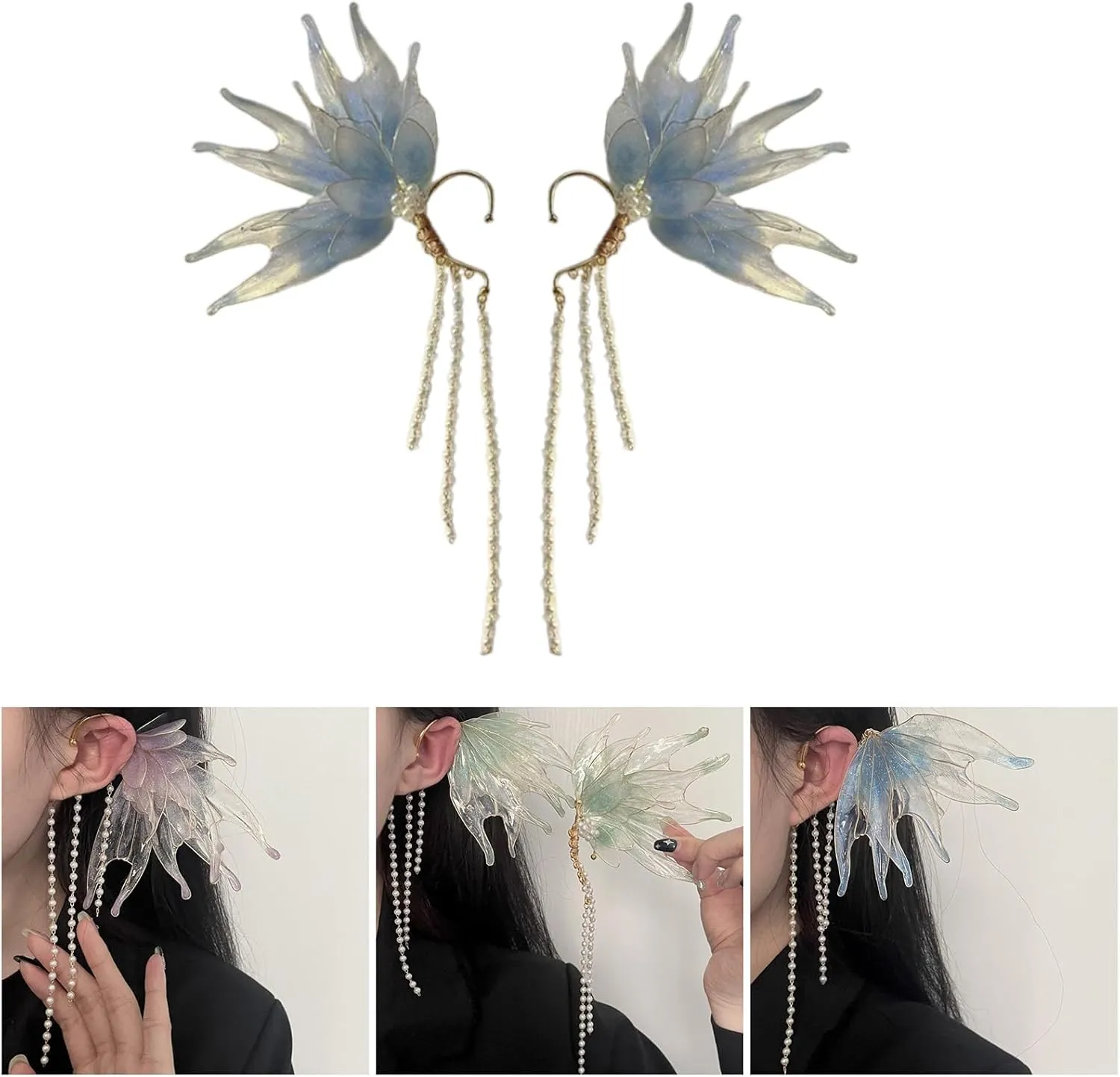 Fashion Elegant Ear Accessory Stylish Ear Jewelry Not Piercing Ear Cuff Uinque Earrings Suitable for Daily Party Wear