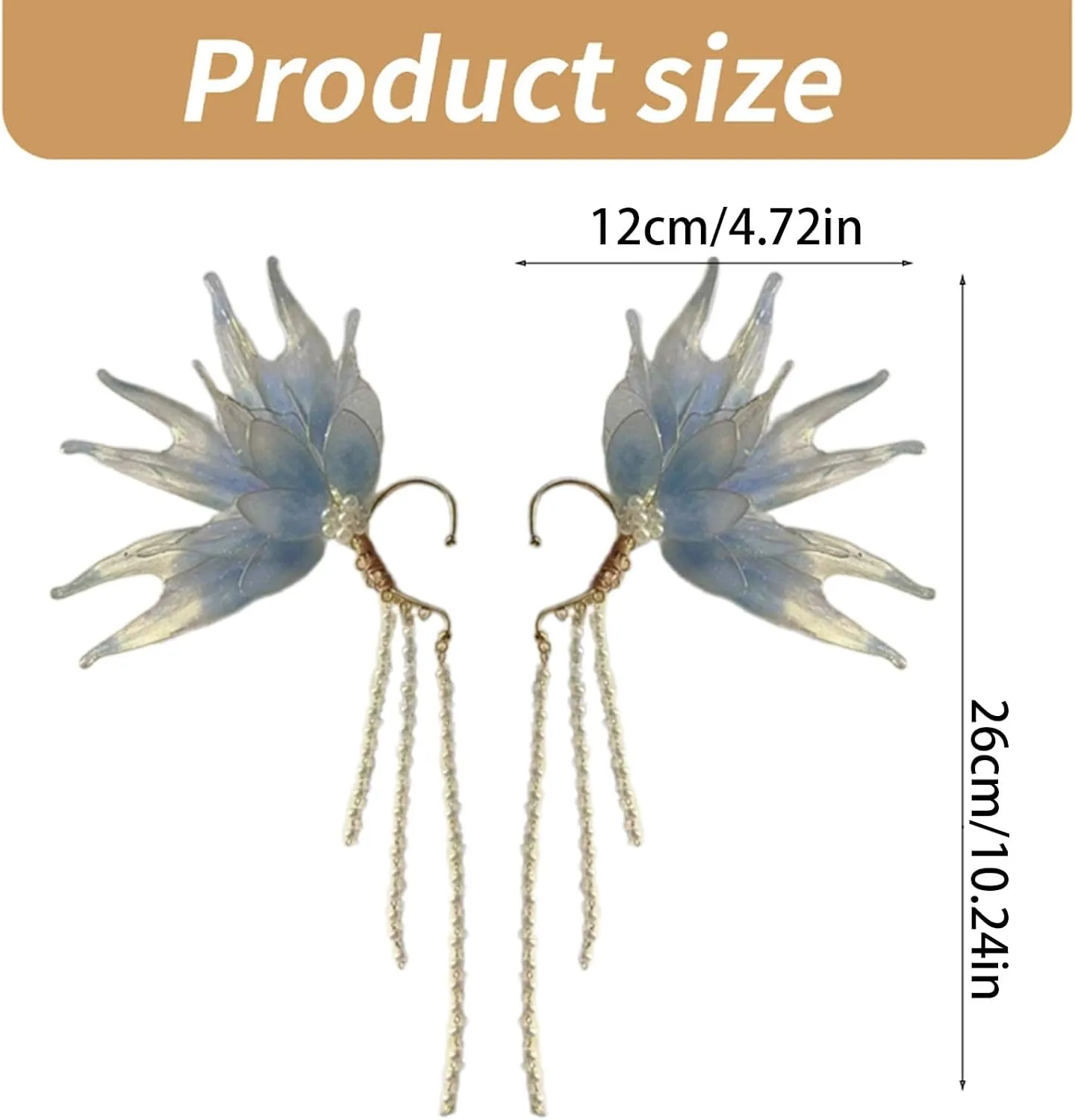Fashion Elegant Ear Accessory Stylish Ear Jewelry Not Piercing Ear Cuff Uinque Earrings Suitable for Daily Party Wear