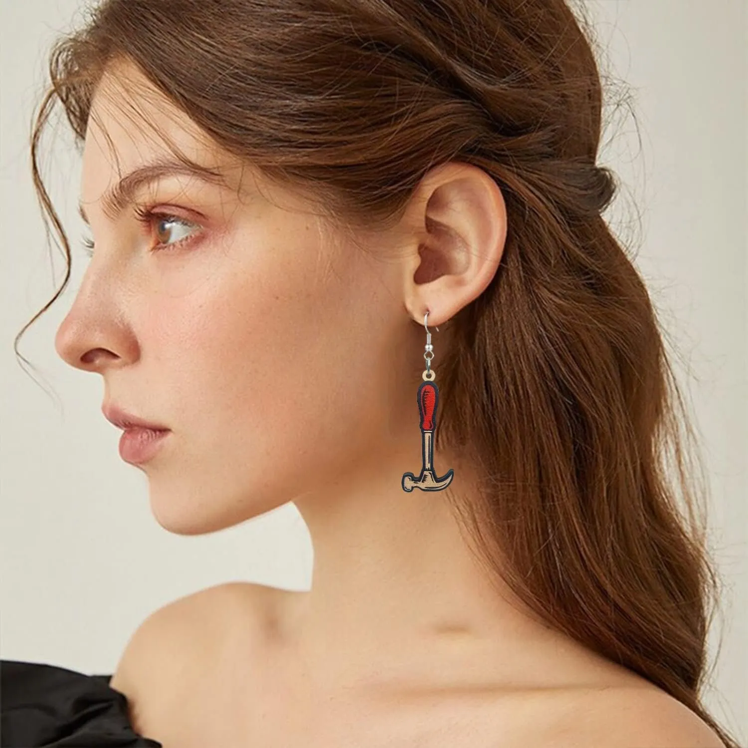 Funny Tool Dangle Drop Earrings Personalized Mechanic Earrings Miniature Tool Jewelry - Unmatched Unusual Earrings For Women Men