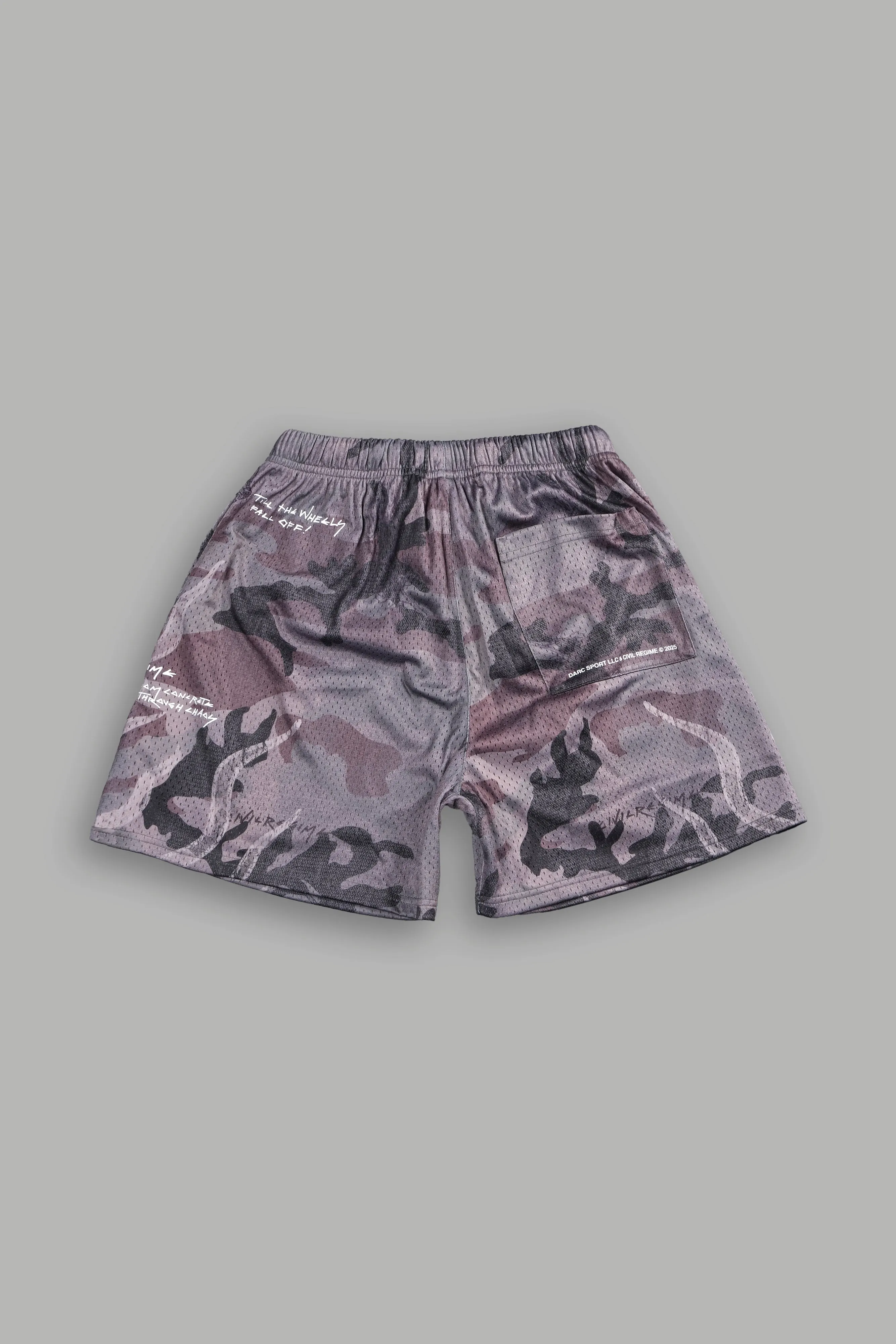 Infernal Bloom Mesh Shorts in Blooming Woodland Camo