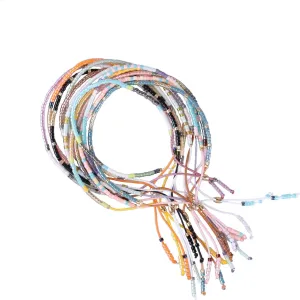 KELITCH Bohemia Tassels Friendship Bracelet Handmade Beaded Charm Bangles New Jewelry 10 PCS (Color 5)
