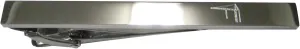 Kiola Designs Silver Toned Etched Sleek Construction Crane Tie Clip