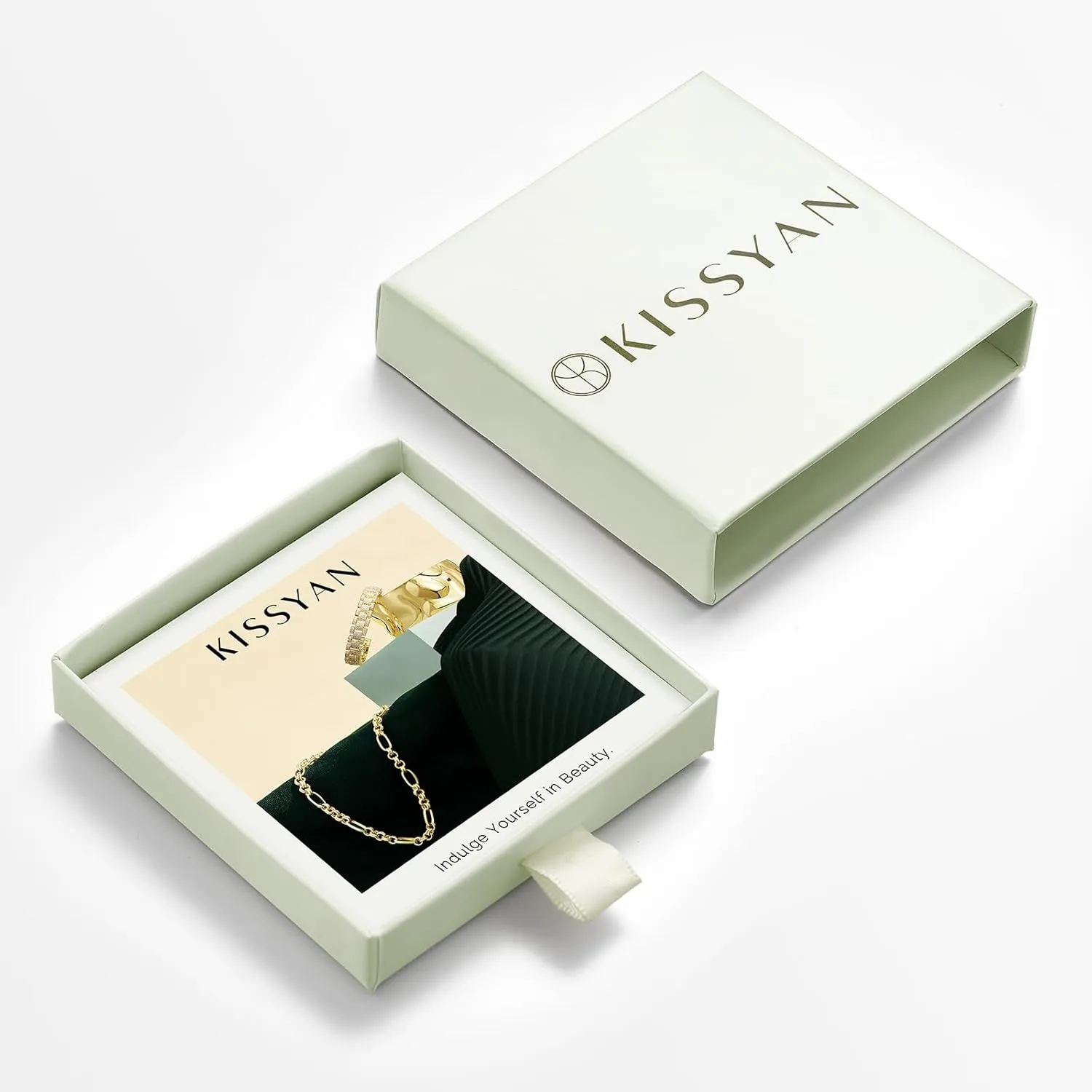 KissYan Gemstone Necklace for Women, 14K Gold Plated Crystal Teardrop Pendant Choker Natural Healing Stone Jewelry Gift