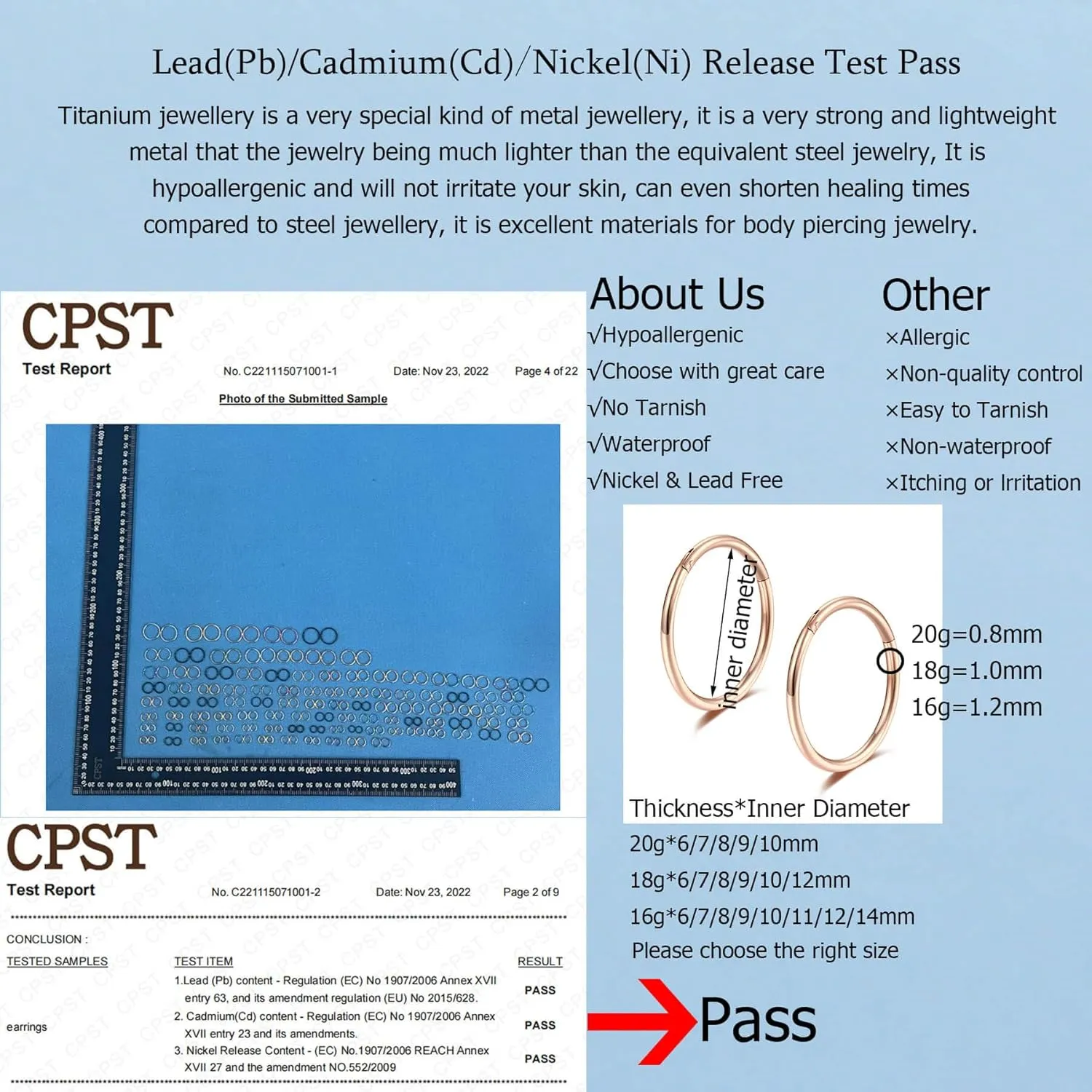 Lantine 16g 18g 20g Nose Rings Hoops Grade 23 Titanium Black Hinged Septum Rings Seamless Clicker Sleeper Cartilage Daith Tragus Helix Piercing Hoop Earrings