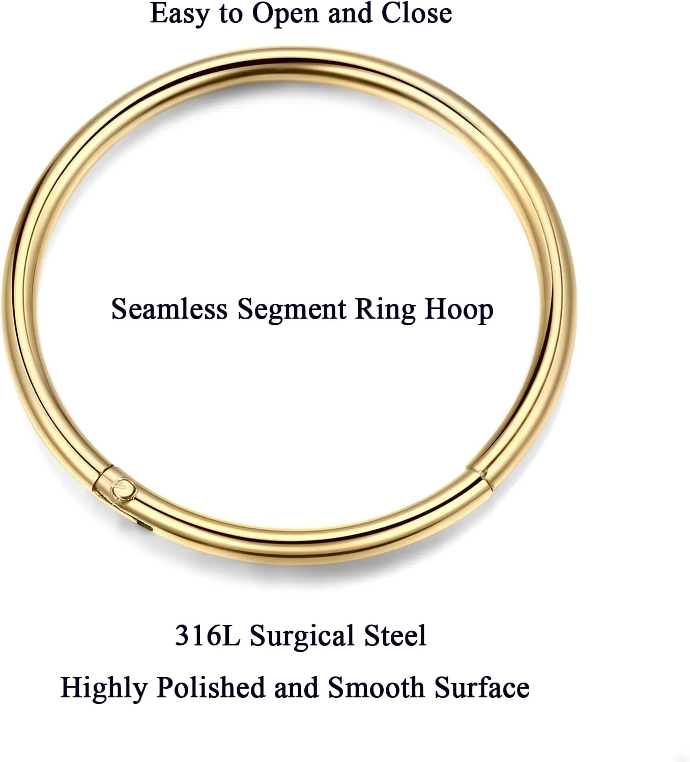 Lantine 6-12Pcs 18g 20g Nose Rings for Women Men 316L Surgical Steel 16g Septum Ring Cute Tiny Cartilage Helix Conch Daith Tragus Earrings 6-16mm Set