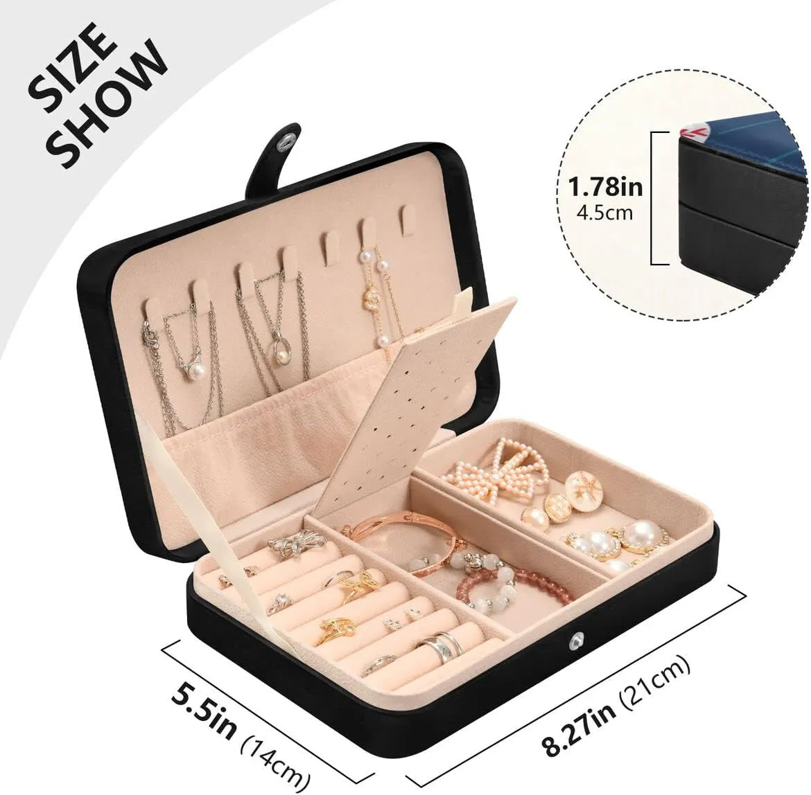 Leather Jewelry Box Jewelry Case Storage Box Star Baseball For Rings Earrings Necklaces