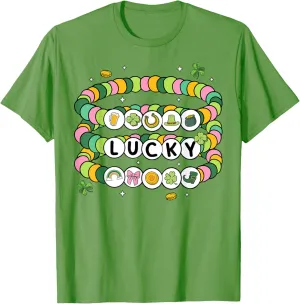 Lucky Charm Mama St.Patrick's Day Friendship Bracelet T-Shirt