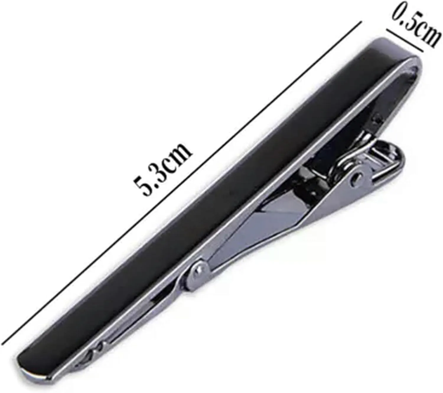 Mens Copper Tie Clip Necktie Clasp Clamp Pin Party Jewelry Gift-Silver