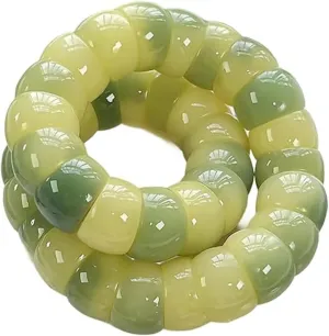 Natural Bodhi Seed Fidget Bracelet for Anxiety Relief, Stretch Beaded Meditation Bracelet for Stress, Focus, Zen Fidget Stretch Bracelet, Protection Jewelry Gift for Women & Men, Gift box set