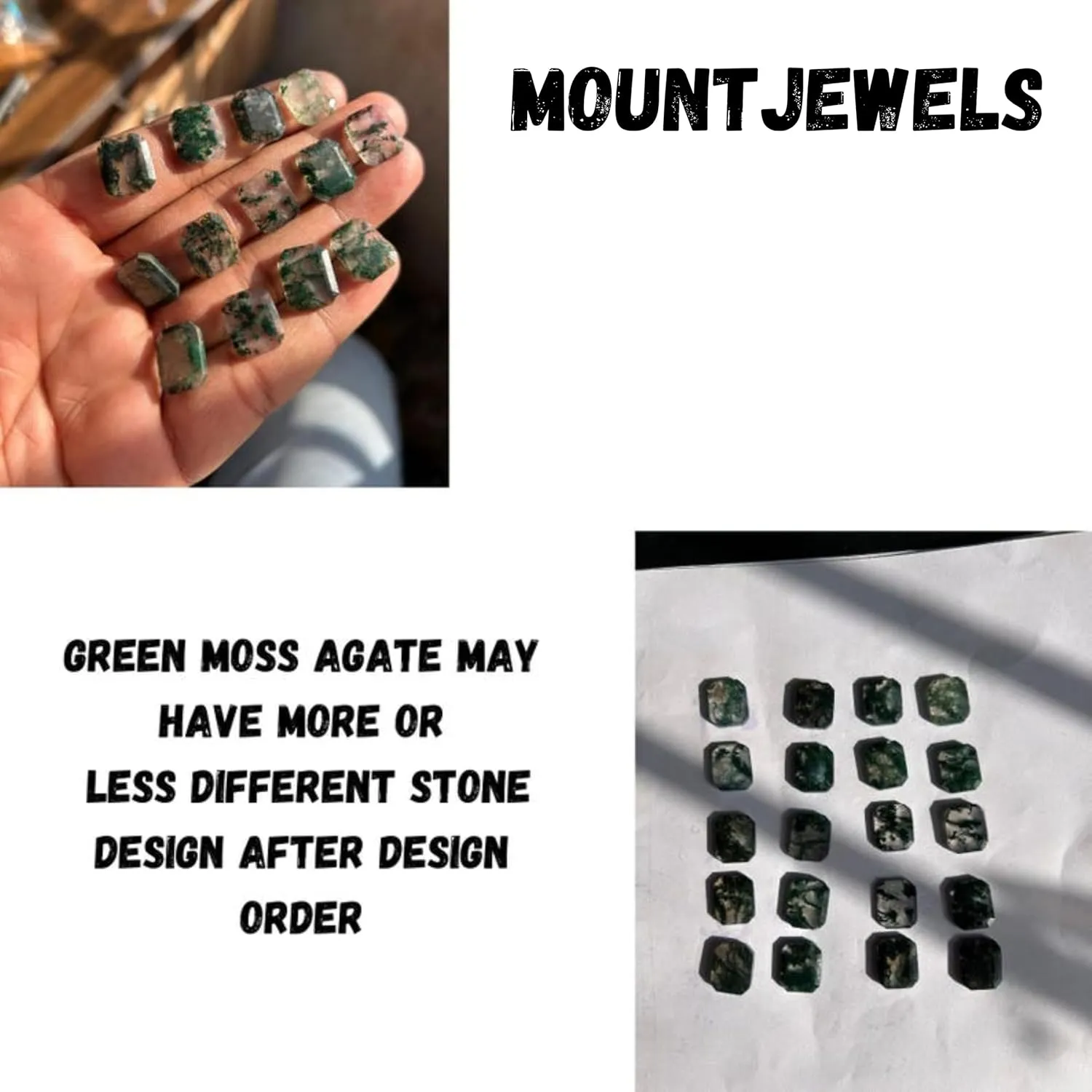 Natural Moss Agate Mens Ring Handmade Mens Green Moss Agate Ring 925 Sterling Silver Ring Mens Statement Ring