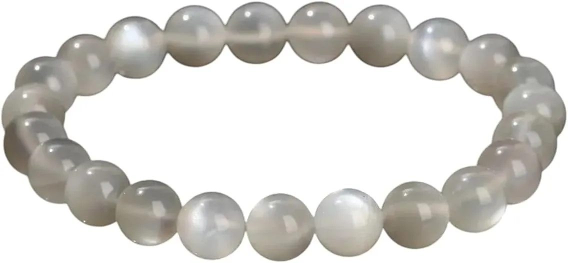 New 2026 Unisex Natural Stone White Moonstone Beaded Bracelet Women Fashion Prayer Yoga Mala Balance Bangles Herfriend Gifts Jewelry Luxury With You Accessories Trendy Best For Gift And Men