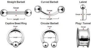 Pair (2PCS) FACETED GOLD SANDSTONE STONE PLUGS Double Flare Gauges Organic Ear Tunnels 9189