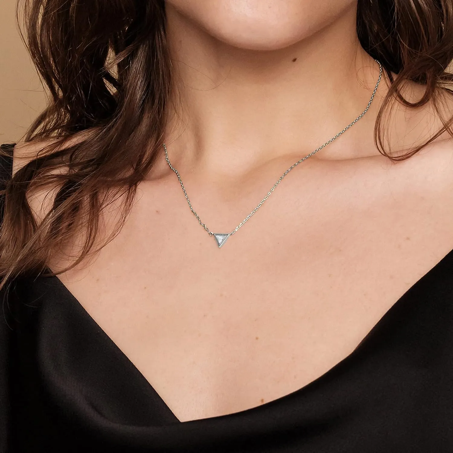 PAVOI 14K Gold Plated Created White Opal Necklace | Opal Necklaces for Women