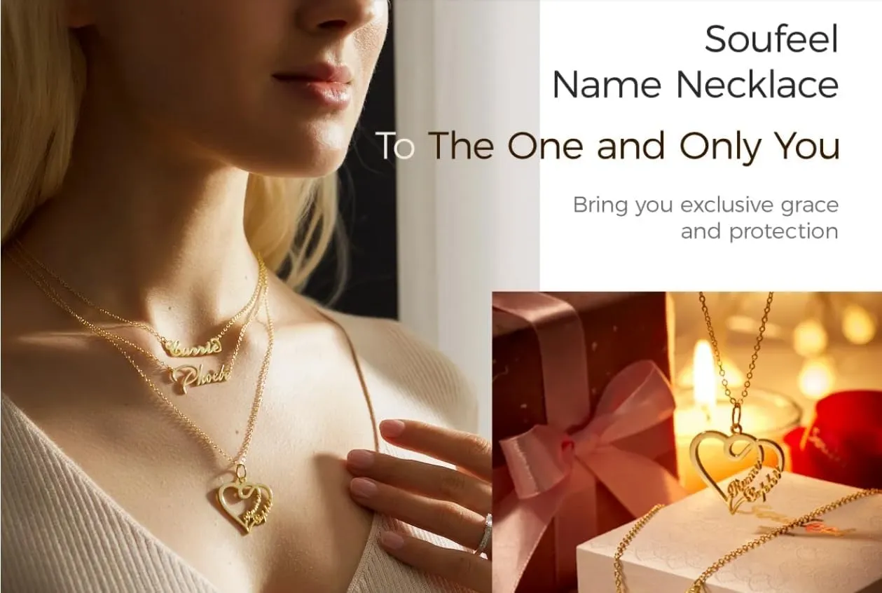 Personalized Name Necklace, Custom Script Style, Chain Included Mother's Day Gifts