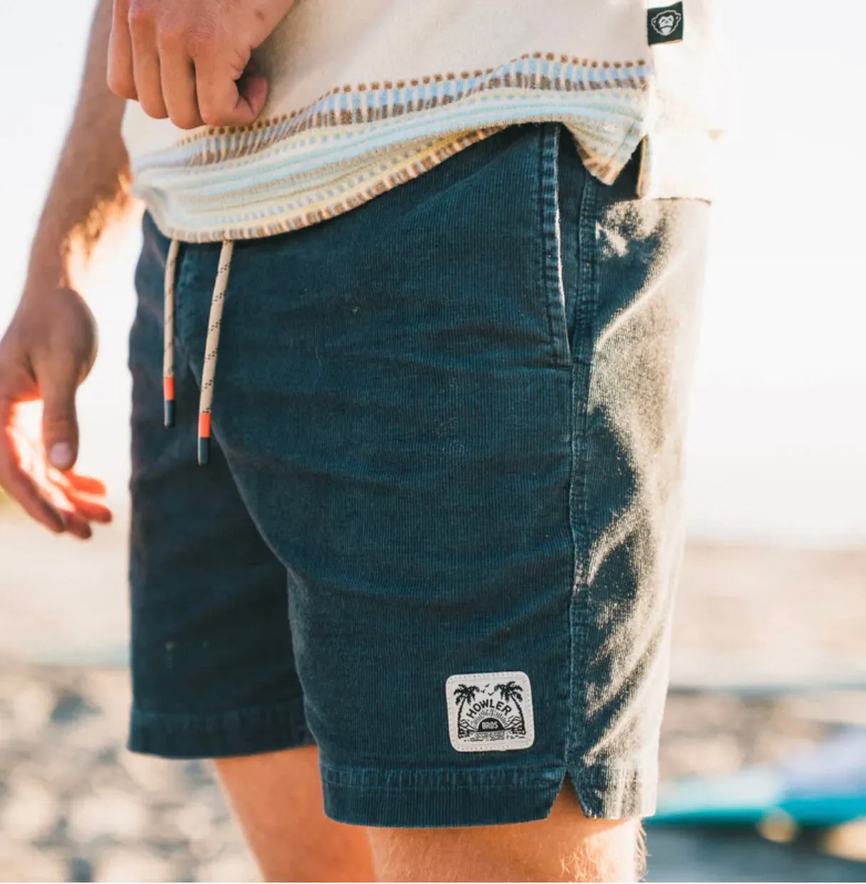 Pressure Drop Cord Shorts :: Admiralty Blue
