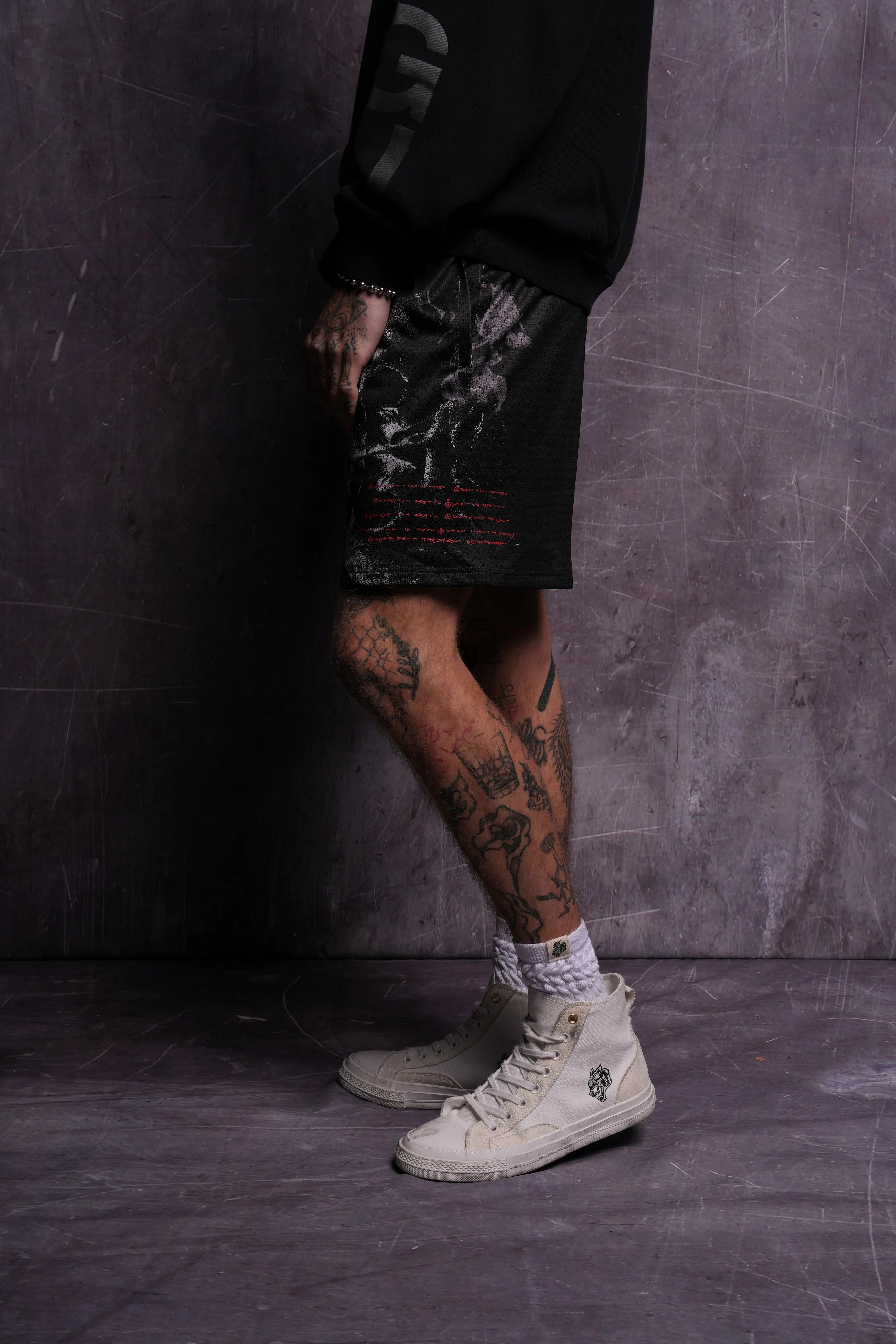 RFC NFGU Mesh Shorts in Black