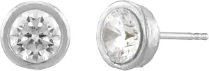 Silpada 'Shine on' Cubic Zirconia Stud Earrings in Sterling Silver