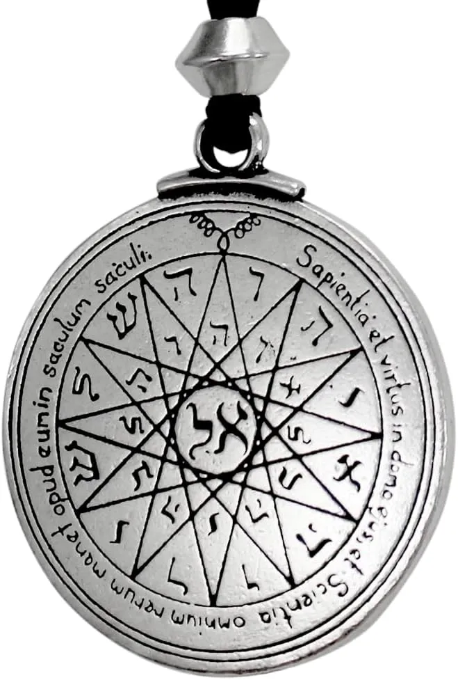 Talisman of Mercury Key of Solomon Pentacle Amulet Necklace