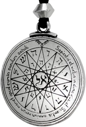 Talisman of Mercury Key of Solomon Pentacle Amulet Necklace