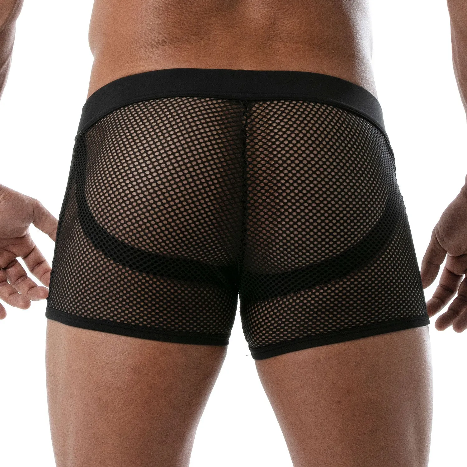 TOF Paris Circuit Mesh Jock Shorts Black