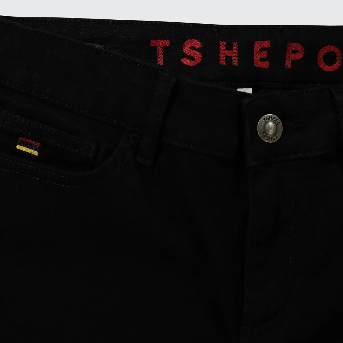 TSHEPO LADIES SKINNY ROYAL TAKALANI JEANS, BLACK