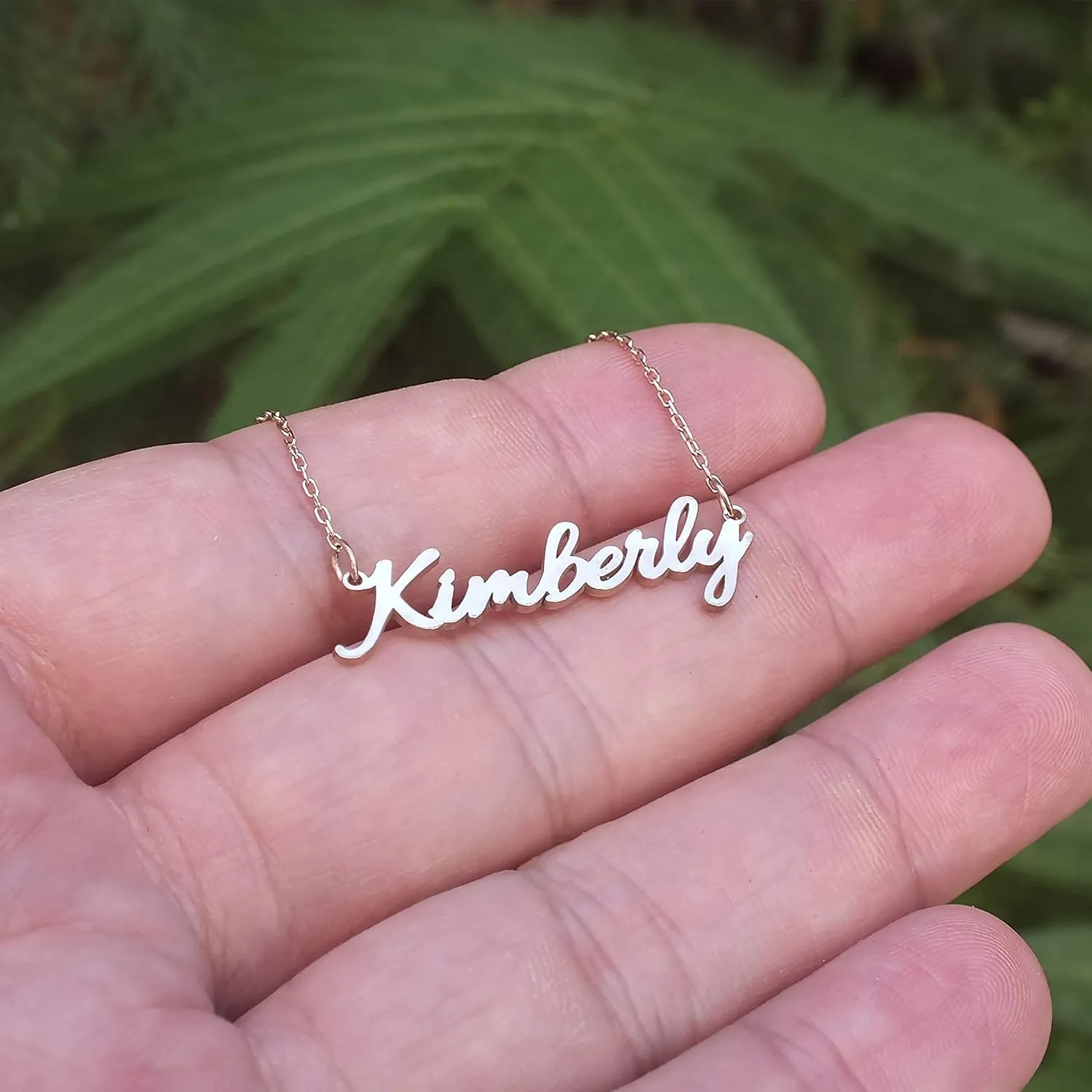 Yoke Style Custom Name Necklace for Women, Customized Nameplate Necklace Dainty Personalized Jewelry Gifts for Girlfriend, Mom