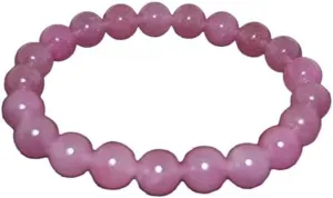 YONKU Hand Crafted Precious-GEMS Jewelry Agate Bracelet,Purple Gemstone Bracelet,10mm Stone Beads,Prayer,Mala,Good Luck,Man,Woman,Yoga,Protection,Meditation, YO-BRACE-9439
